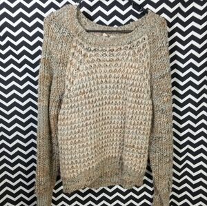 MOTH anthropologie chunky knit Italian sweater women's medium - b4